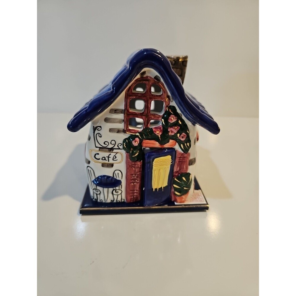 Blue Sky Clayworks Cottage Cozy's Cafe Tealight Candle Unused